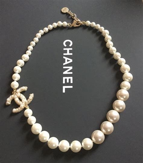 chanel pearl necklace cheap|chanel pearl necklace for sale.